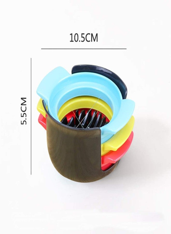 Oblivion 3 in 1 Stainless Steel Multifunction Slicer | Wire Cutter Soft Boiled Eggs Fruit Chopper/Divider/Dicer/Cutter Slicing Widget Slicing Cutter for All Kitchen (Multicolor) - Image 2